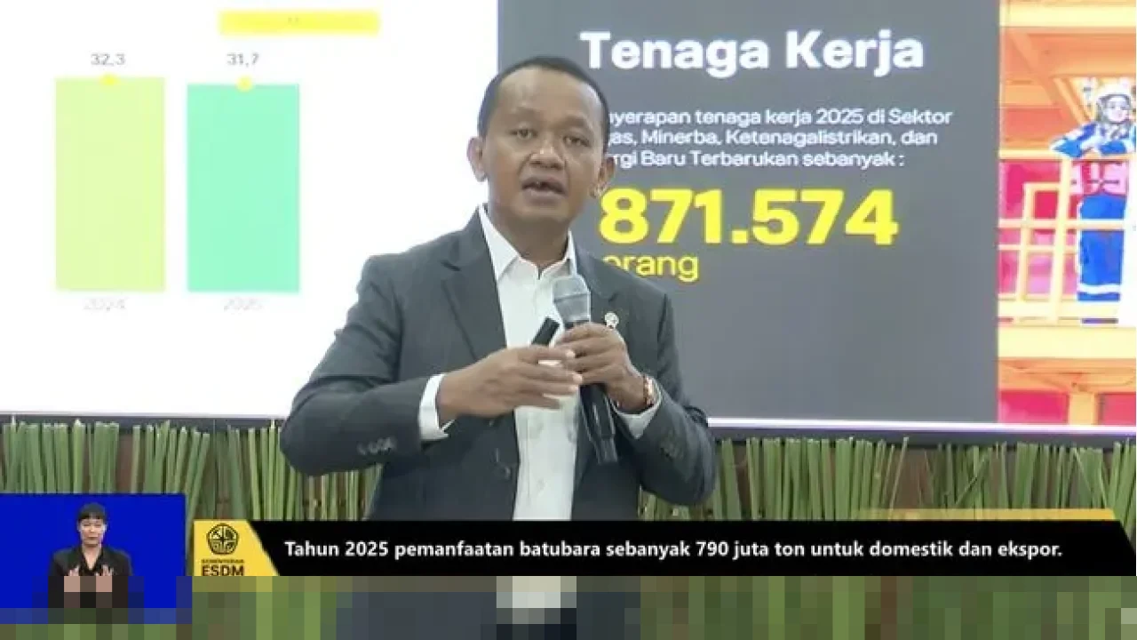 Bahlil Lahadalia Pastikan Produksi Batu Bara dan Nikel Dipangkas pada 2026 untuk Jaga Harga