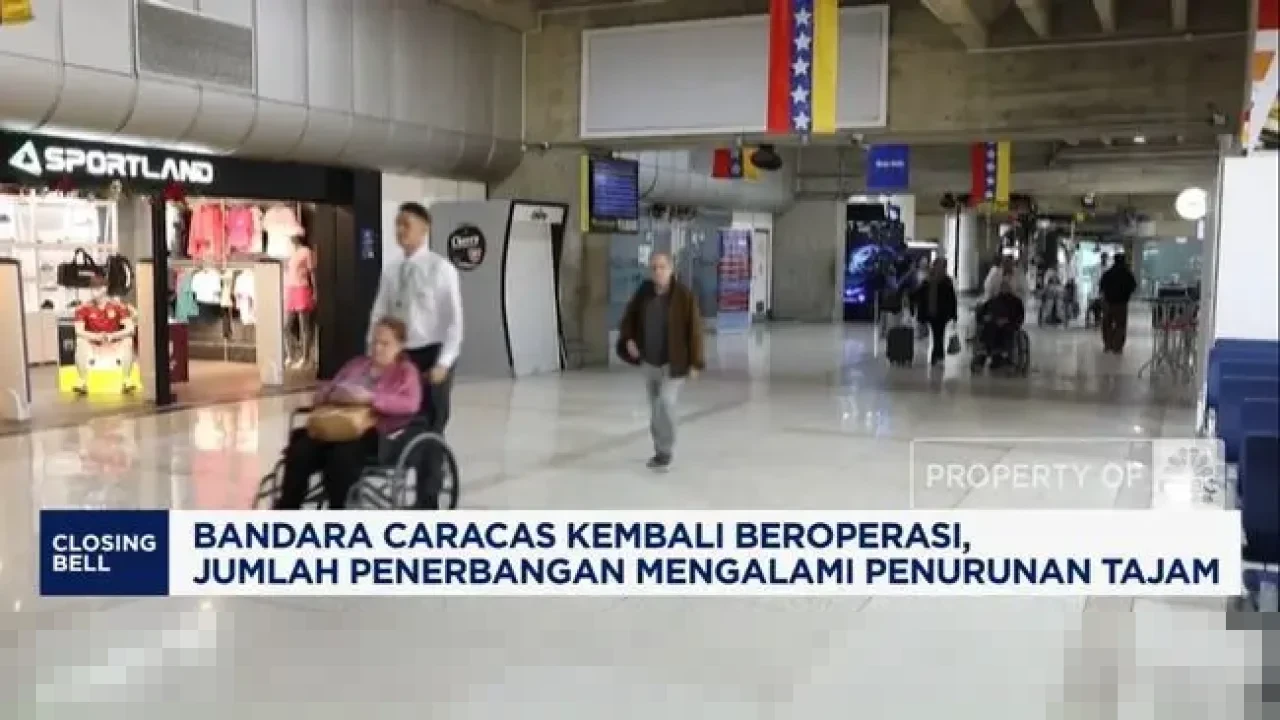 Bandara Internasional Simon Bolivar Caracas Catat Penurunan Tajam Penerbangan Pascaserangan Militer AS
