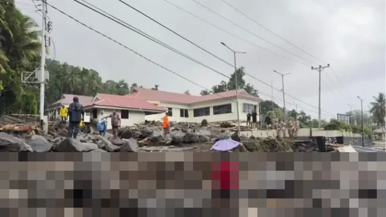Banjir Bandang Menerjang Kabupaten Kepulauan Sitaro Sulawesi Utara, 16 Jiwa Melayang dan Tiga Hilang
