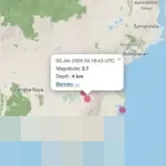 BMKG Catat Tiga Gempa Tektonik Dangkal Guncang Kalimantan Selatan dalam Waktu Berdekatan