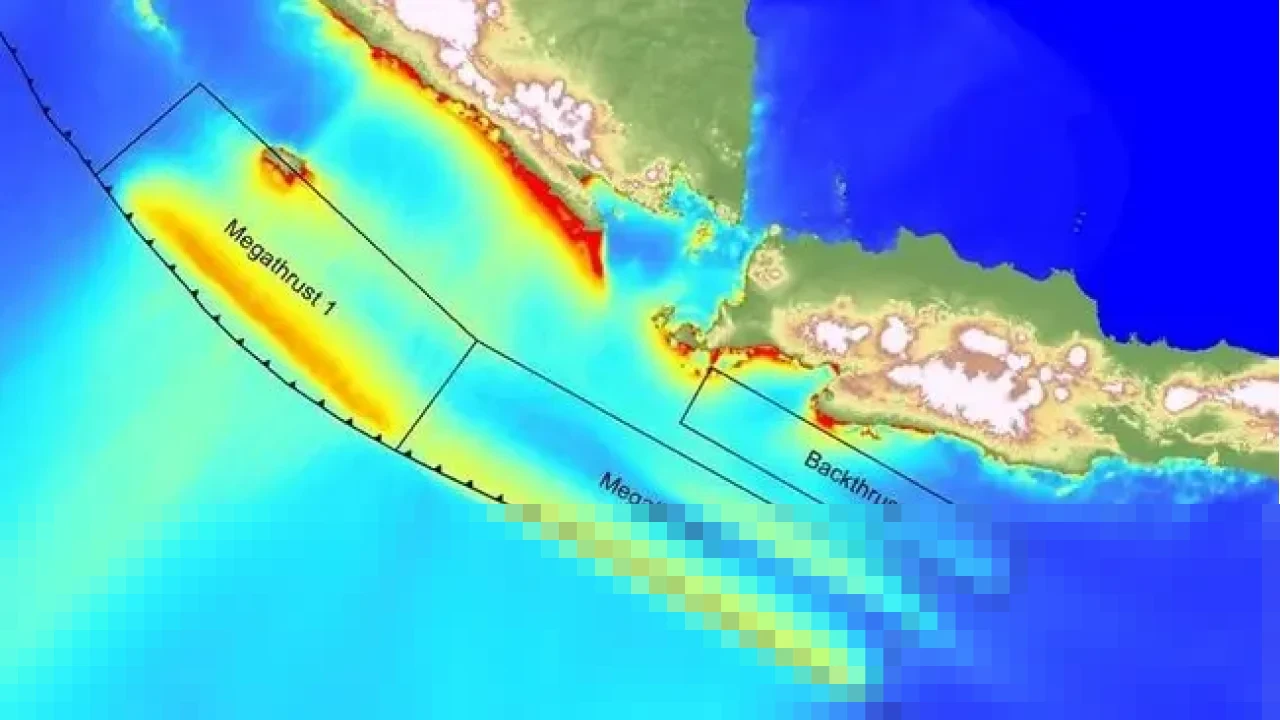 BMKG: Potensi Gempa Megathrust M8,9 Ancam Pesisir Sumatra-Jawa, Tsunami Capai 34 Meter BMKG: Potensi Gempa Megathrust M8,9 Ancam Pesisir Sumatra-Jawa, Tsunami Capai 34 Meter