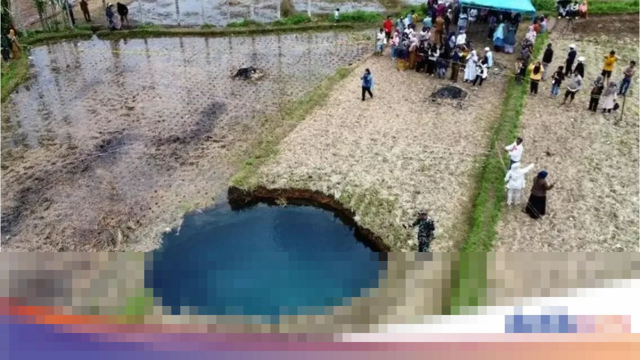 BPBD Limapuluh Kota Peringatkan Warga: Pergerakan Tanah di Sinkhole Situjua Batua Terus Berlanjut