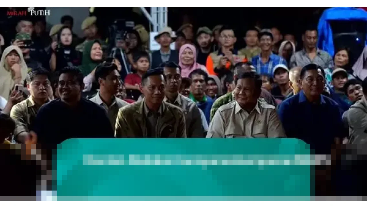 Bupati Tapsel: “Terima Kasih Bapak Presiden,” Sambut Prabowo di Pengungsian Batang Toru Jelang 2026