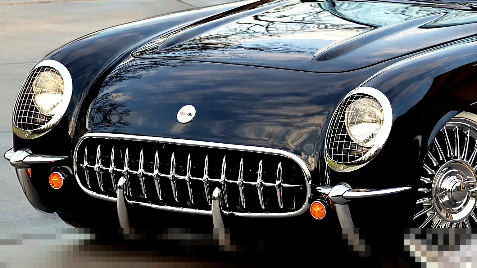 Corvette 1954 Tampil Klasik, Berjiwa Z06 Modern: Restomod Ikonik Siap Dilelang