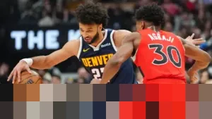 Denver Nuggets Curi Kemenangan Dramatis 106-103 atas Toronto Raptors di Tengah Badai Cedera