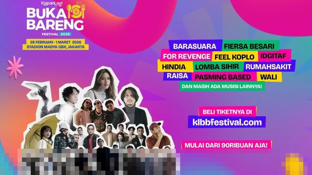 Deretan Musisi Top Siap Ramaikan KapanLagi Buka Bareng Festival 2026 di GBK: For Revenge hingga Raisa