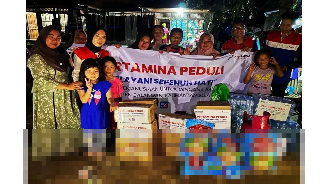 Edi Mangun: “Pertamina Hadir Bantu Warga Terdampak Banjir Balangan, Ringankan Beban Masyarakat”