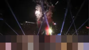 Formasi Drone ‘Jakarta for Sumatra’ Hiasi Langit Bundaran HI, Ribuan Warga Sambut Tahun Baru 2026