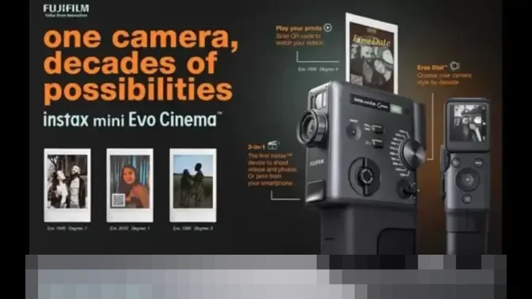 Fujifilm Rilis Instax Mini Evo Cinema: Kamera Instan Pertama yang Mampu Rekam dan Cetak Video