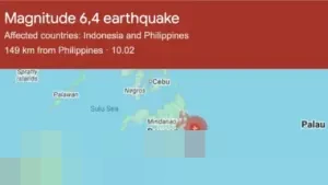 Gempa Kuat M6,4 Guncang Mindanao Filipina, BMKG Tegaskan Tidak Picu Tsunami di Wilayah Indonesia