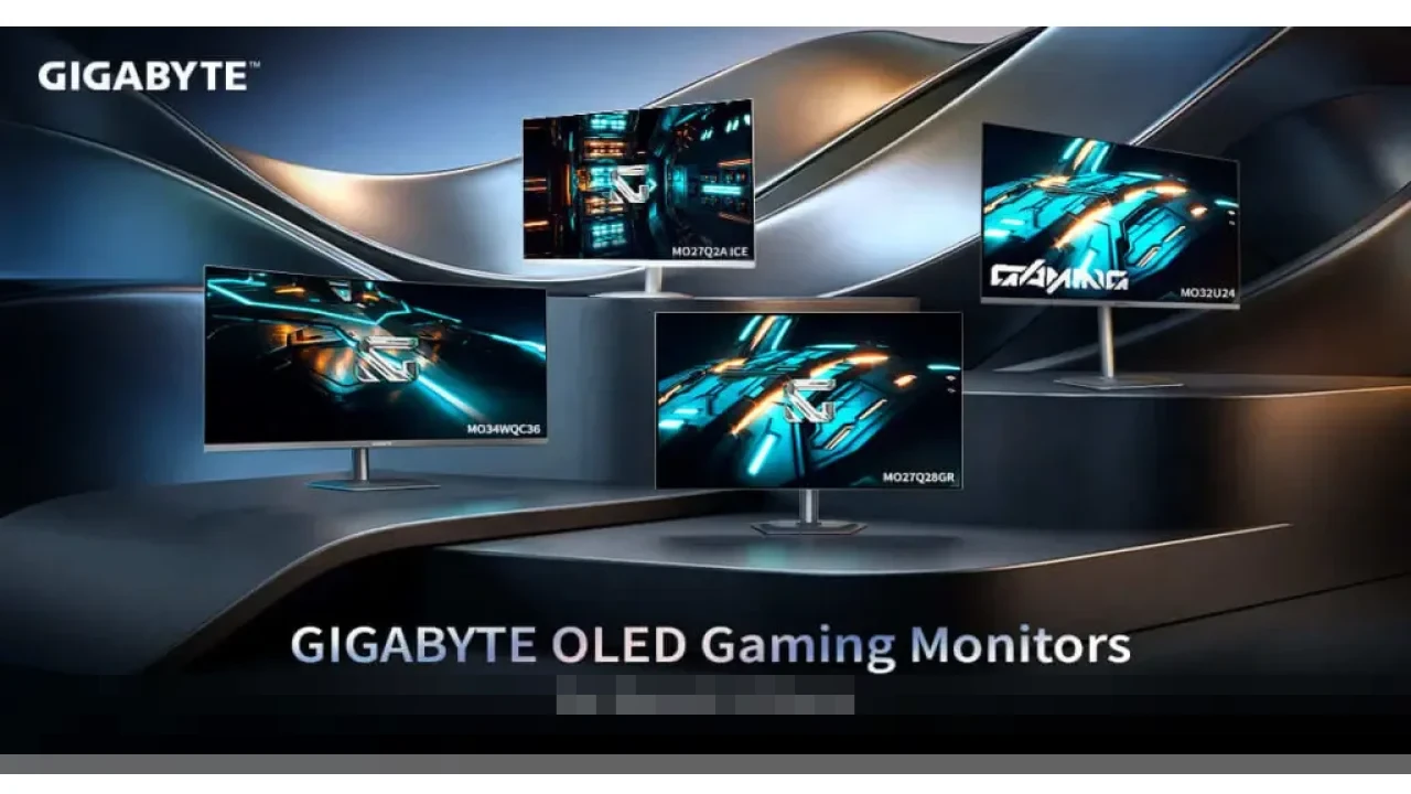 Gigabyte Perkenalkan Empat Monitor OLED Terbaru dengan Teknologi HDR Canggih di CES 2026