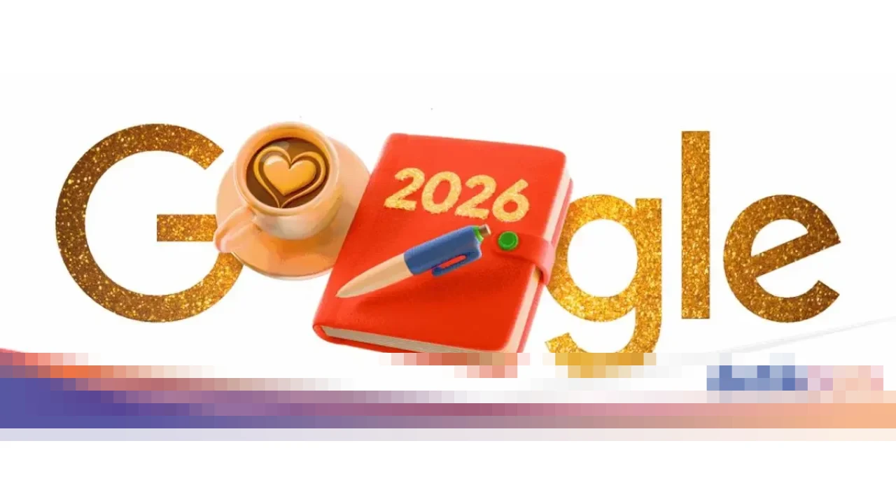Google Sambut Tahun Baru 2026 dengan Doodle Interaktif, Tampilkan Animasi Resolusi Populer