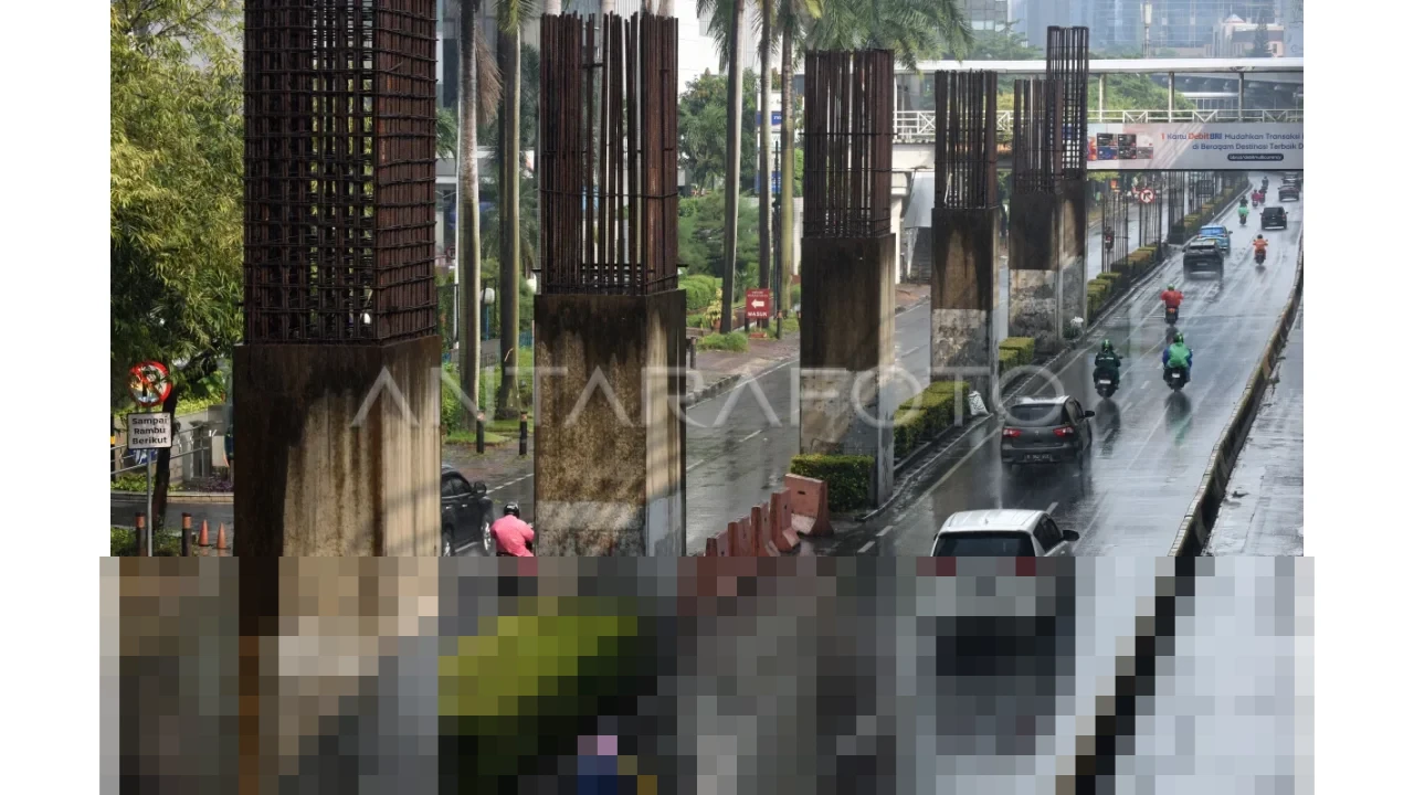 Gubernur Pramono Pastikan Pembongkaran Tiang Monorel Mangkrak Dimulai Minggu Ketiga Januari