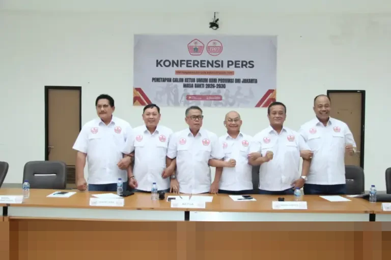 Hidayat Humaid Ditetapkan sebagai Calon Tunggal Ketua Umum KONI DKI Jakarta 2026-2030 Hidayat Humaid Ditetapkan sebagai Calon Tunggal Ketua Umum KONI DKI Jakarta 2026-2030