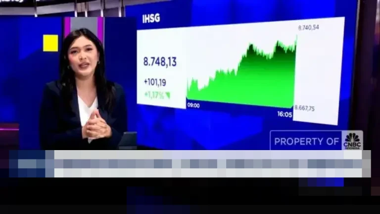 IHSG Melonjak 1,17% ke 8.748 pada Perdagangan Perdana 2026, Rupiah Terkoreksi