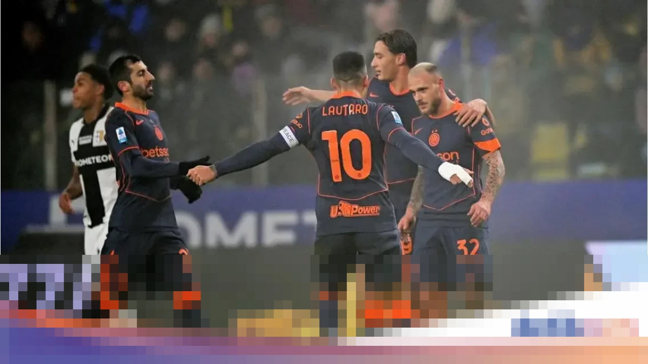 Inter Milan Kokoh di Puncak Serie A Usai Taklukkan Parma 2-0 di Ennio Tardini