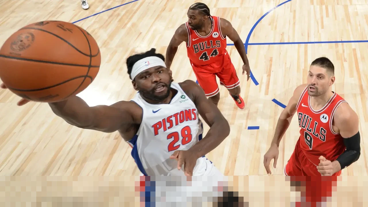Isaiah Stewart Gemilang, Detroit Pistons Kalahkan Chicago Bulls 108-93 Meski Tanpa Bintang Utama