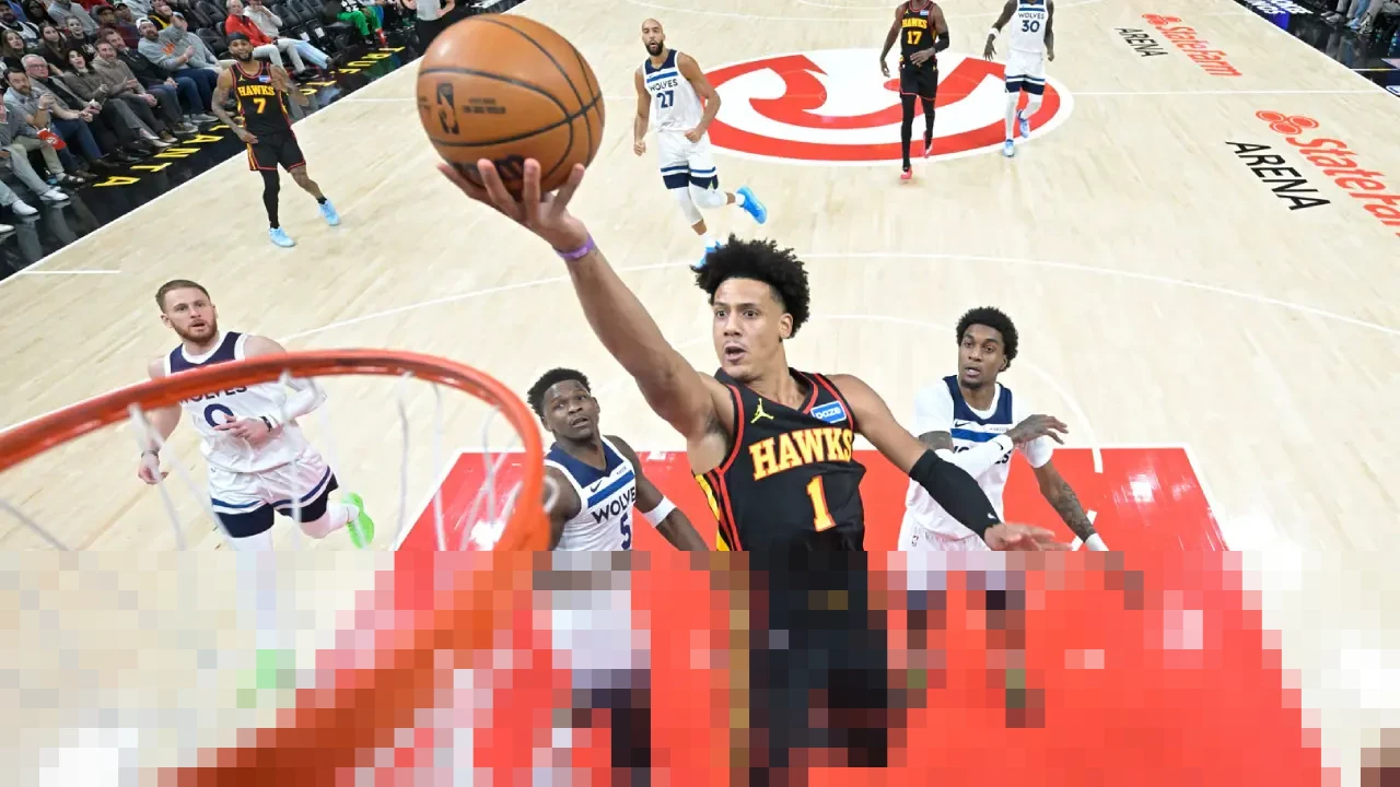 Jalen Johnson Gemilang, Atlanta Hawks Hentikan Rentetan Kekalahan dengan Kalahkan Timberwolves 126-102