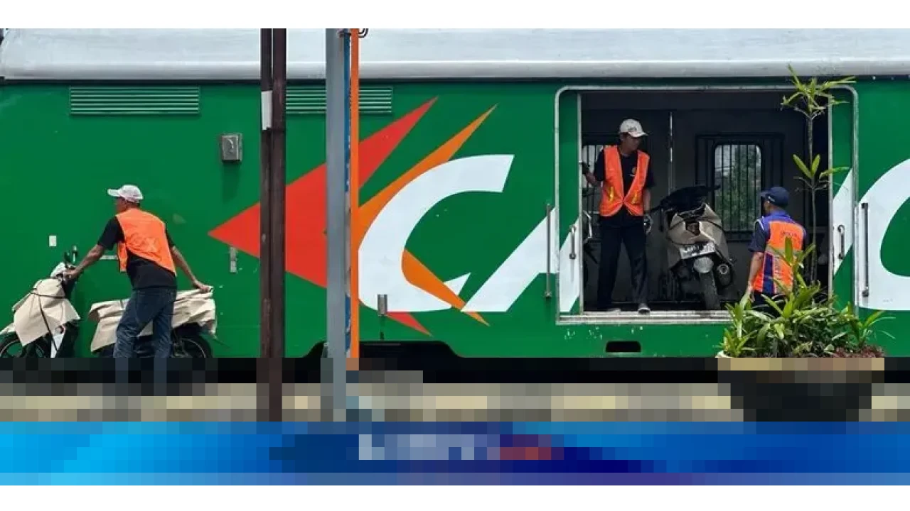 KAI Catat Lonjakan Signifikan: 5.334 Motor Terangkut Program Motis Selama Libur Nataru 2025/2026