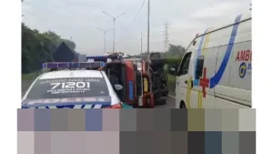 Kecelakaan Tunggal Mobil Elf di Tol Padaleunyi KM 152 Renggut Nyawa Sopir, Lima Penumpang Selamat