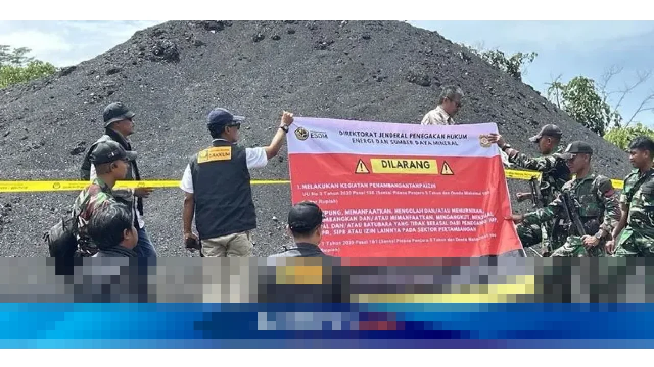 Kementerian ESDM Sita Lebih dari 70.000 Ton Batu Bara Ilegal di Kaltim, Selamatkan Potensi Penerimaan Negara