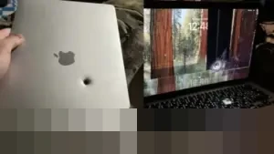 Kisah Tak Terduga MacBook Air M1 Bertahan dari Serpihan Artileri di Medan Perang Ukraina