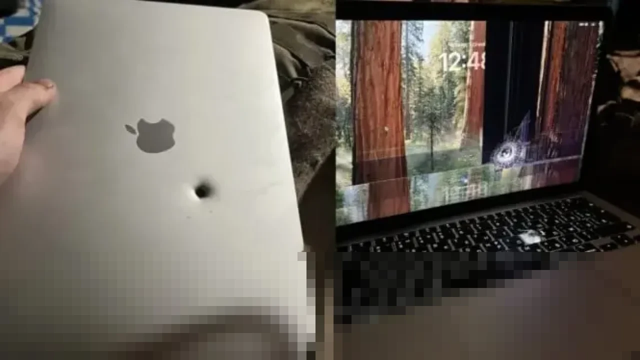 Kisah Tak Terduga MacBook Air M1 Bertahan dari Serpihan Artileri di Medan Perang Ukraina