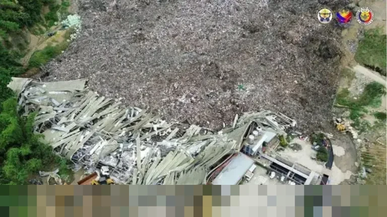 Korban Tewas Longsor Gunung Sampah Cebu Bertambah, Puluhan Pekerja Masih Hilang