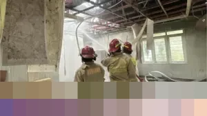 Korsleting Listrik Picu Kebakaran Vila di Puncak Bogor, Petugas Damkar Berhasil Kuasai Api