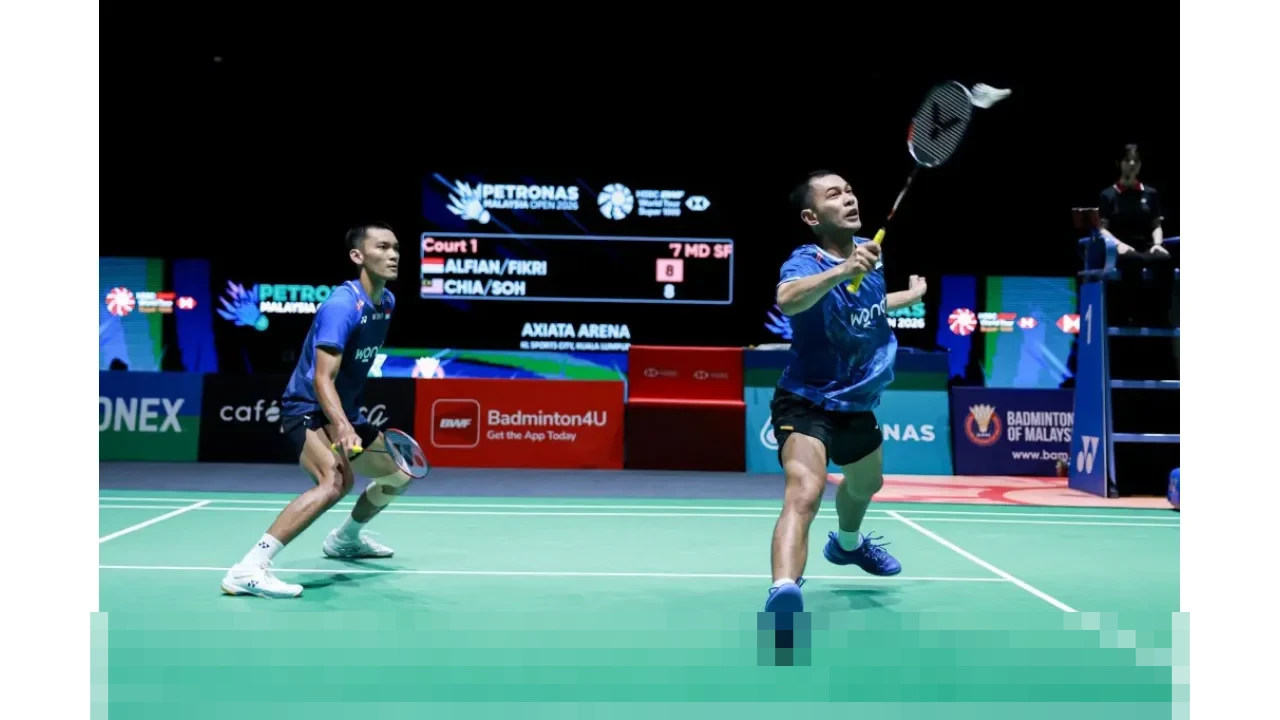 Langkah Fajar/Fikri Terhenti di Semifinal Malaysia Open 2026, Indonesia Tanpa Gelar
