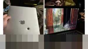 MacBook Air M1 Lindungi Tentara Ukraina dari Pecahan Proyektil, Layar Rusak Tapi Tetap Berfungsi