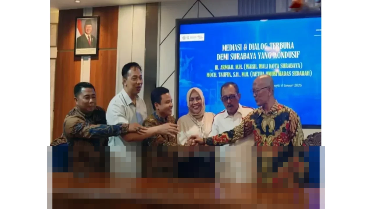 Madas Cabut Laporan Polisi Terhadap Wakil Wali Kota Surabaya Armuji Pasca-Mediasi di Unitomo Madas Cabut Laporan Polisi Terhadap Wakil Wali Kota Surabaya Armuji Pasca-Mediasi di Unitomo