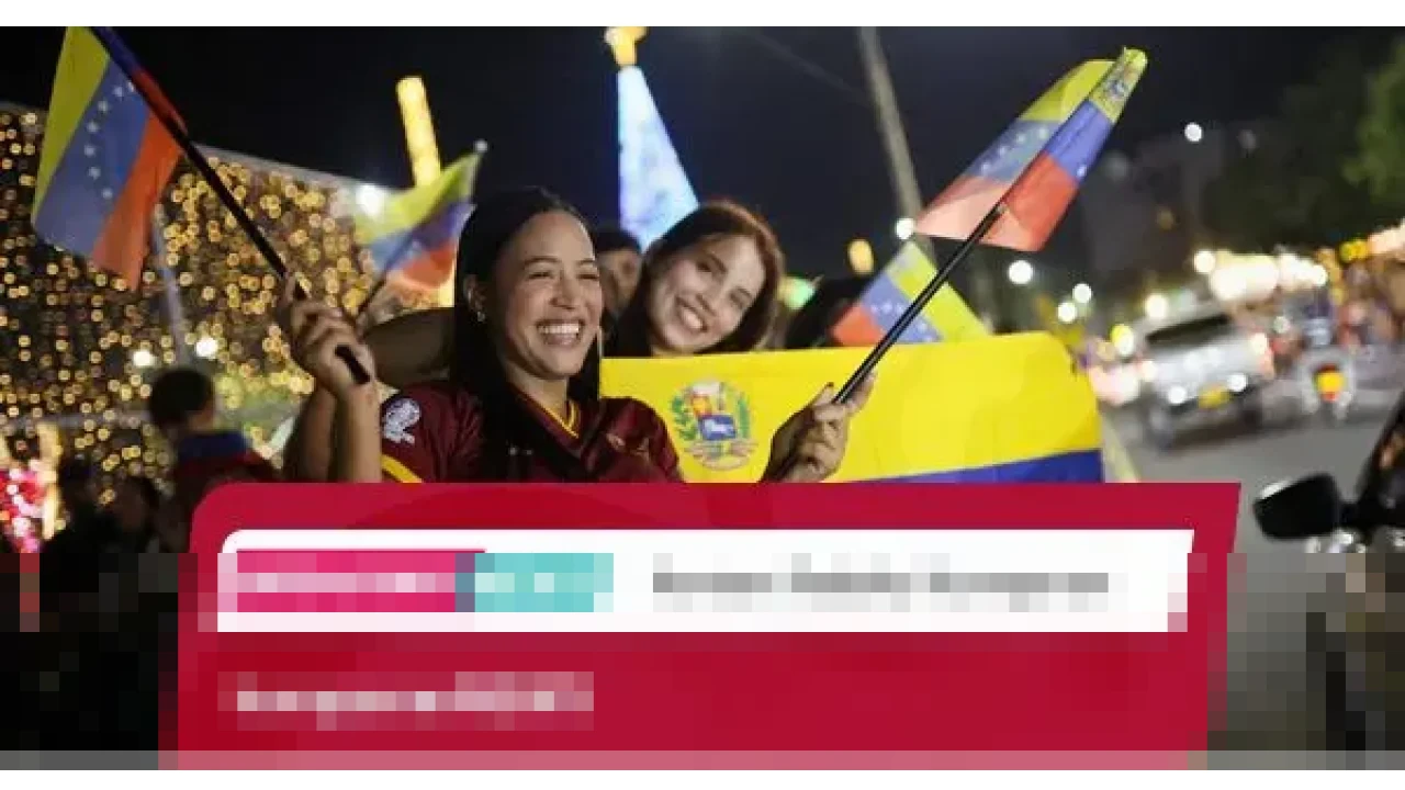 Maduro Lengser, Diaspora Venezuela di Dunia Bersorak: ‘Hari Ini Adalah Hari Kebebasan!’