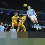 Manchester City Ditahan Imbang Brighton 1-1 di Etihad, Jarak dengan Arsenal Makin Lebar