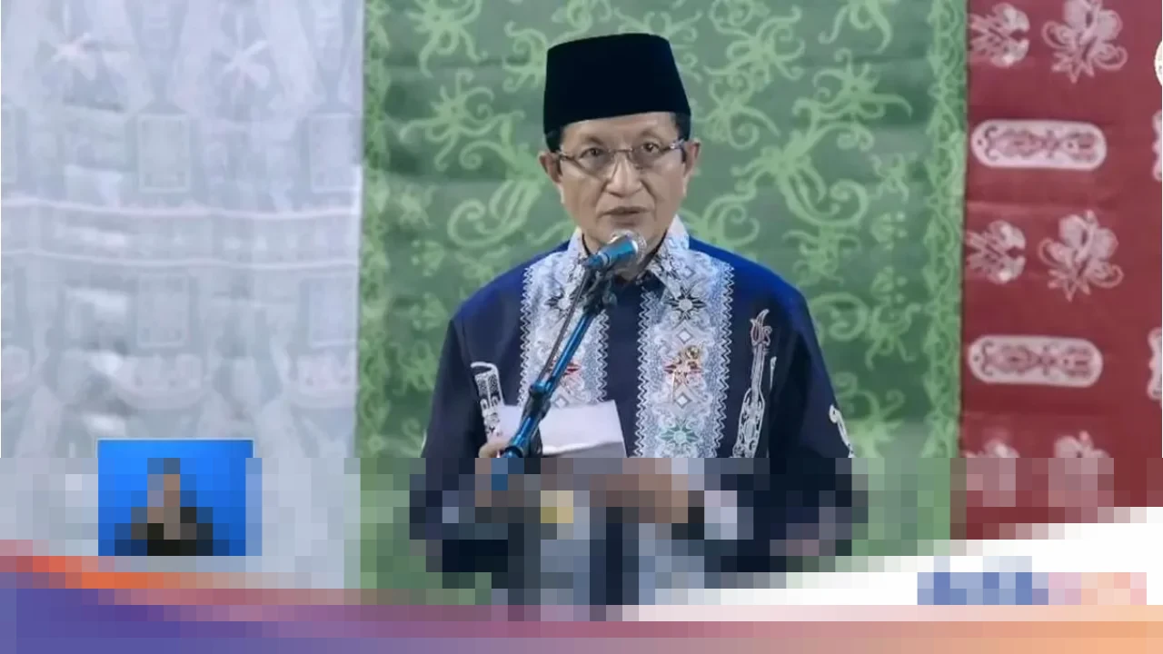 Menag Nasaruddin Umar Ajak Jemaat Natal Nasional 2025 Doakan Korban Bencana Sumatera