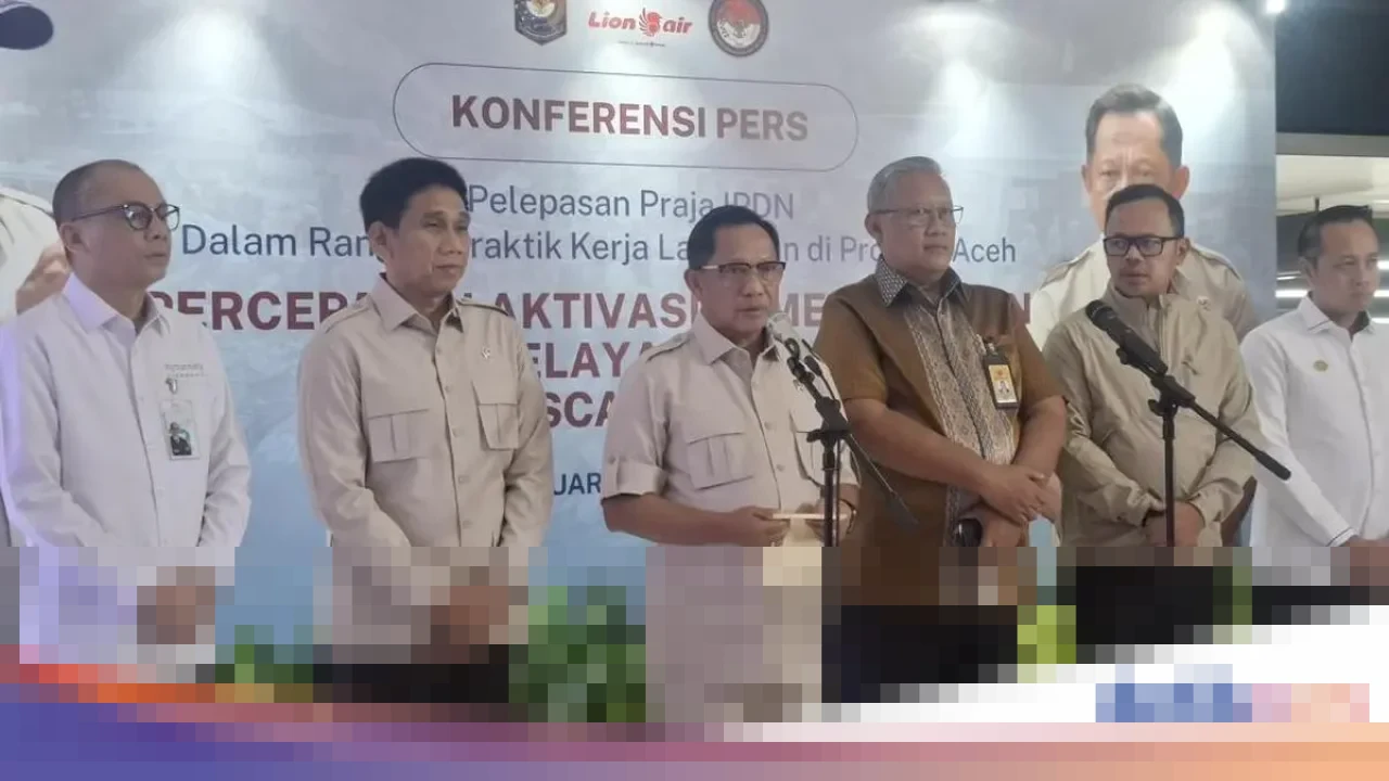 Mendagri Tito Karnavian Pastikan: “Listrik dan SPBU Aceh Tamiang Sudah Aktif Semua”