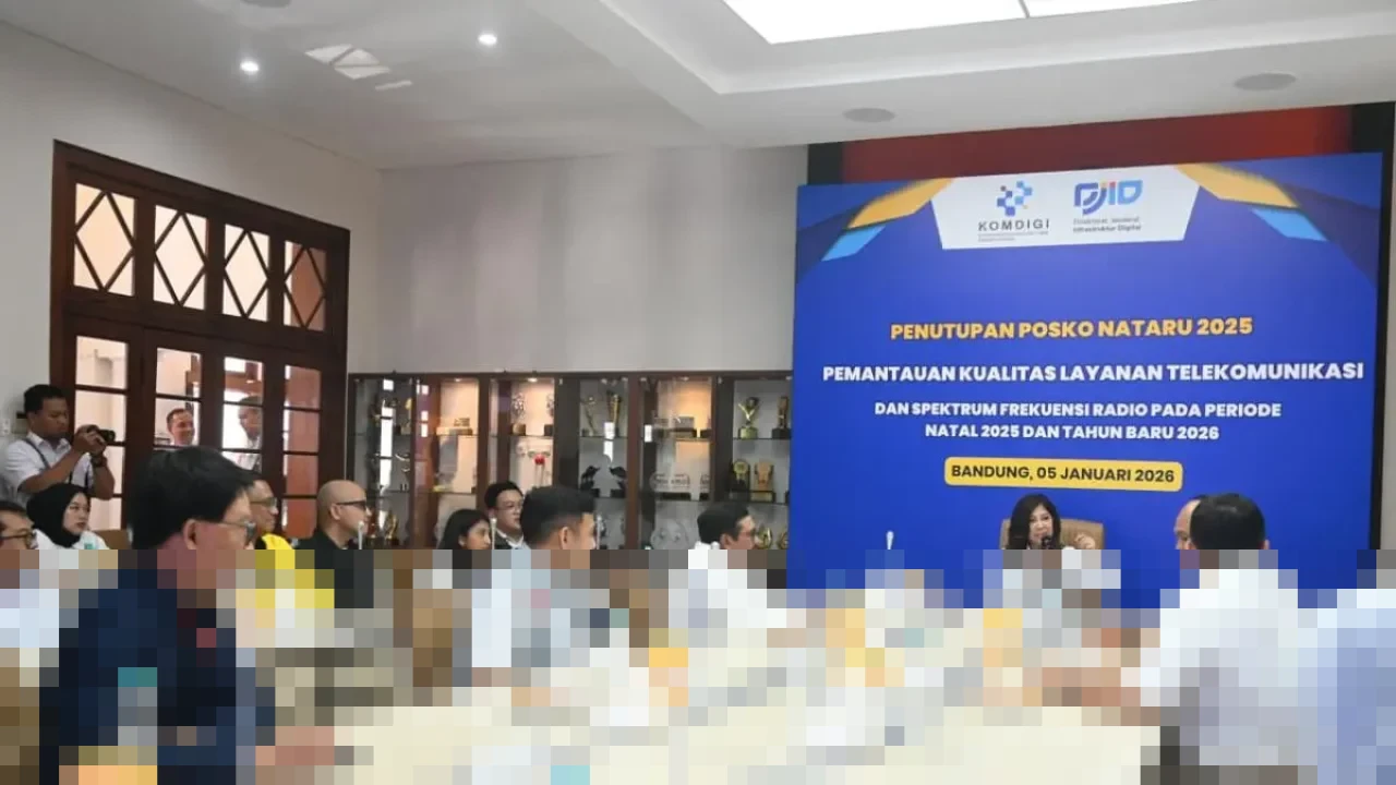 Menkomdigi Pastikan Layanan Telekomunikasi Stabil Selama Nataru 2026, Kecepatan Unduh Capai 80,58 Mbps