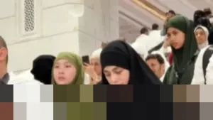 Momen Haru di Tanah Suci: Celine Evangelista Tunaikan Ibadah Umrah Bersama Empat Buah Hati