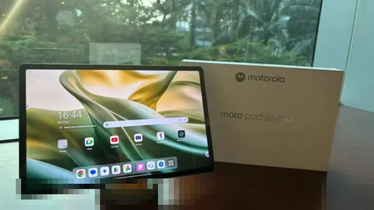 Moto Pad 60 Pro: Layar 3K 144Hz dan AI Google, Transformasi Tablet Jadi Kanvas Kreator Profesional