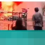 Motor Terbakar di SPBU Cikarang Selatan, Pengendara Terjatuh Picu Percikan Api dan Kepanikan Warga