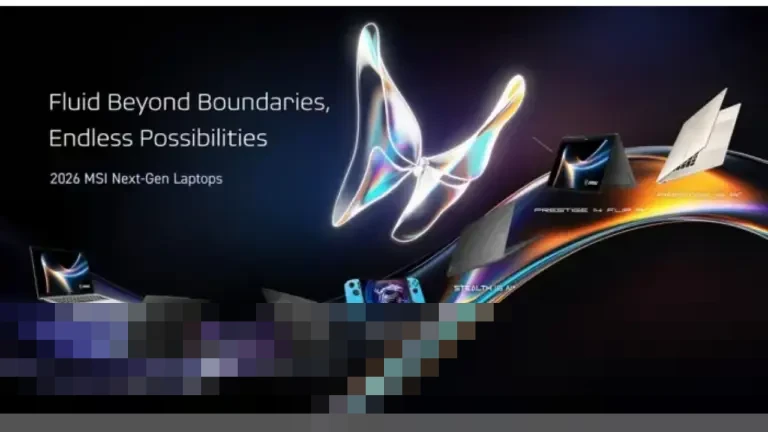 MSI Perkenalkan Laptop Produktivitas dan Gaming Terbaru di CES 2026, Ditenagai Intel Core Ultra dan NVIDIA RTX