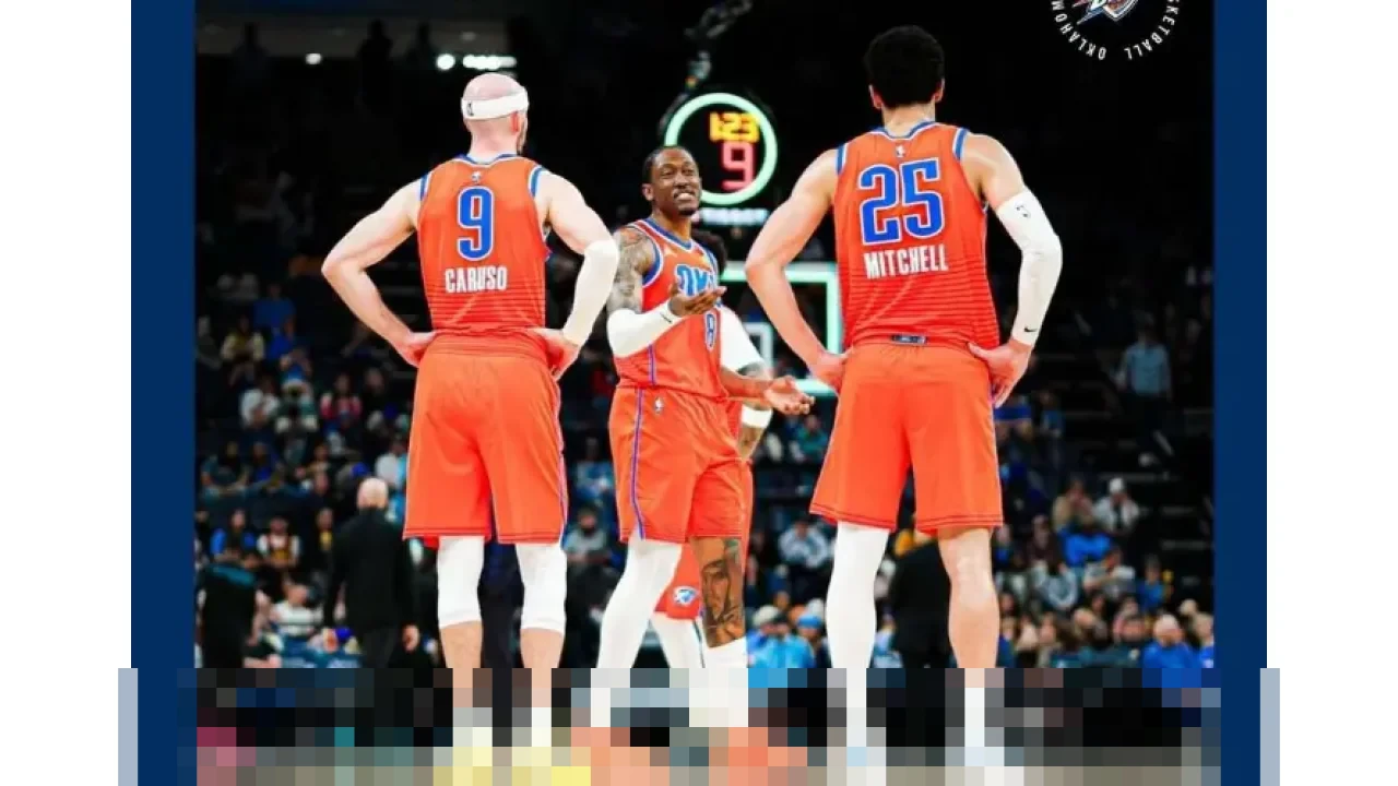 Oklahoma City Thunder Kalahkan Memphis Grizzlies 117-116 dalam Laga Dramatis di FedEx Forum Oklahoma City Thunder Kalahkan Memphis Grizzlies 117-116 dalam Laga Dramatis di FedEx Forum