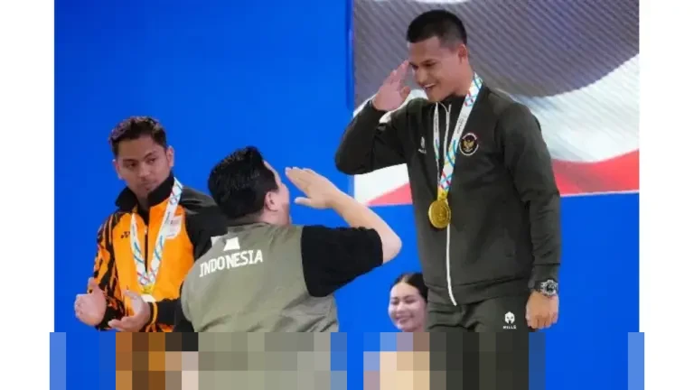 Pecahkan Rekor Dunia Angkat Besi di SEA Games 2025, Rizki Juniansyah Resmi Naik Pangkat Kapten TNI AL