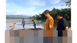 Pemkab Nagan Raya Kerahkan Tim Khusus Selidiki Kemunculan Gelembung Diduga Gas Pascabanjir Bandang