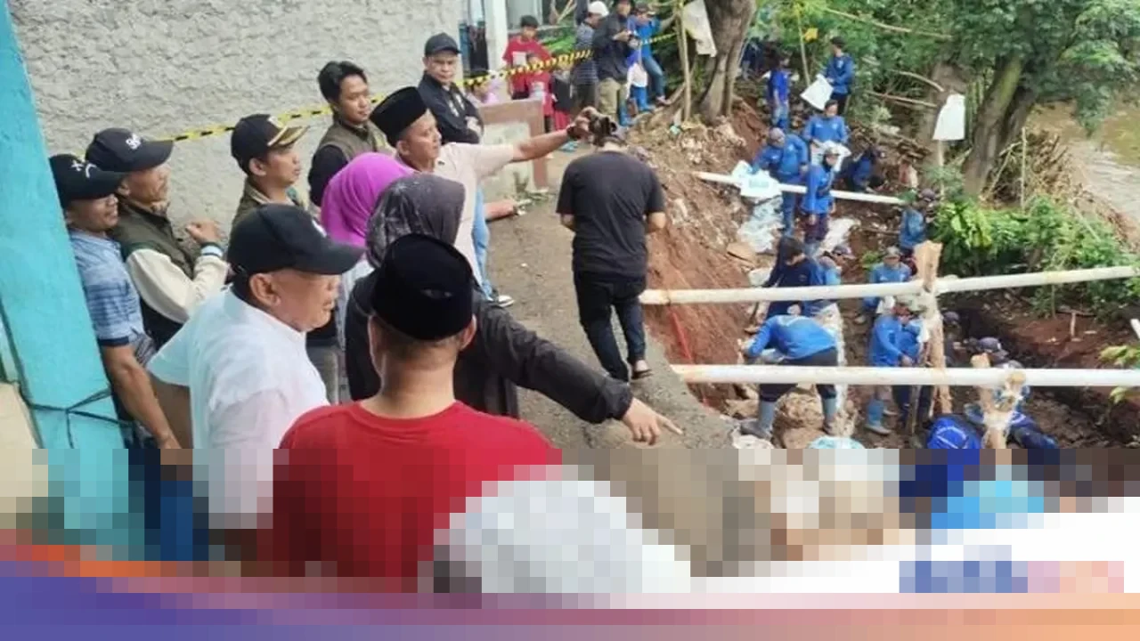 Pemkot Jakarta Barat Pastikan Penanganan Longsor di Kembangan dengan Bronjong Cegah Erosi Kali Angke Pemkot Jakarta Barat Pastikan Penanganan Longsor di Kembangan dengan Bronjong Cegah Erosi Kali Angke