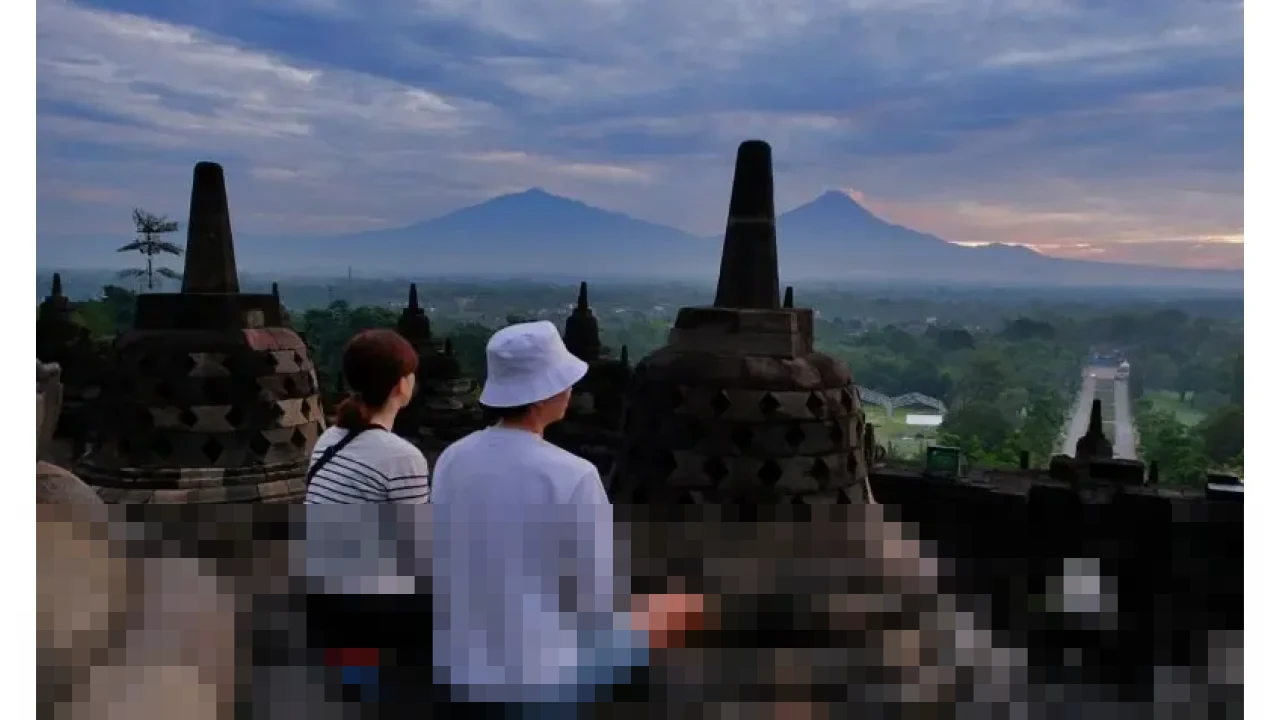 Pengunjung Sunrise Borobudur 1 Januari 2026 Lampaui Target, Capai 80 Orang