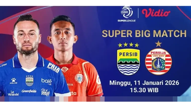 Persib Bandung vs Persija Jakarta: El Clasico BRI Super League Penentu Posisi Dua Besar, Live Eksklusif Vidio