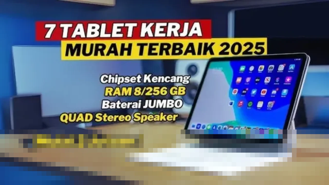 Pilihan Terbaik: 7 Tablet Produktivitas Rp2 Jutaan yang Siap Gantikan Fungsi Laptop di Era Kerja Fleksibel