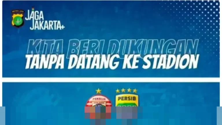 Polda Metro Jaya: “Dukung Tim Dewasa, Damai,” Imbau Jakmania Tak Hadir di Laga Persib vs Persija Polda Metro Jaya: “Dukung Tim Dewasa, Damai,” Imbau Jakmania Tak Hadir di Laga Persib vs Persija