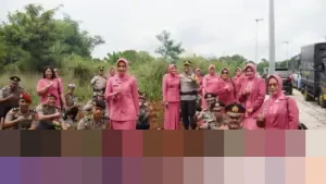 Polres Bogor Gelar Upacara Kenaikan Pangkat, Tanam Pohon Wujudkan Empati Bencana Nasional